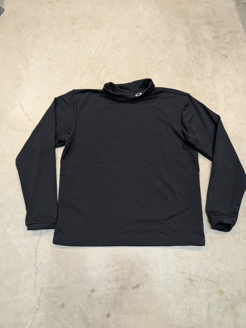 Oakley Software Black Mock Neck Athletic Top Mens XL